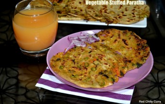 vegetable stuffed paratha
