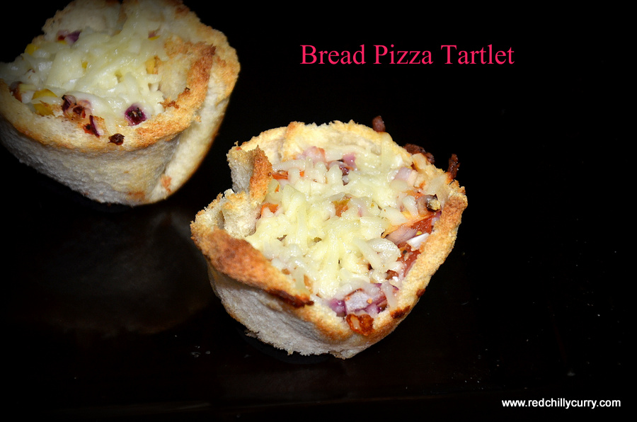 bread pizza tartlet