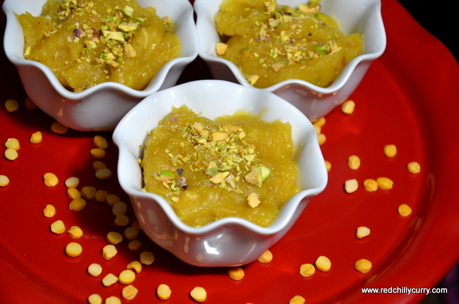 channa dal halwa