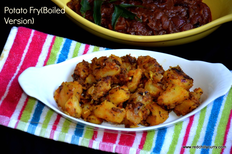 potato fry boiled