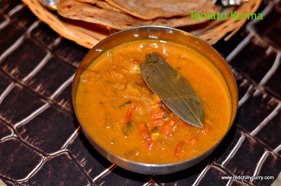 korma,tomato  khurma,side for quick chapathi dish kurma kurma,tomato  chapathi for  kurma,thakkali