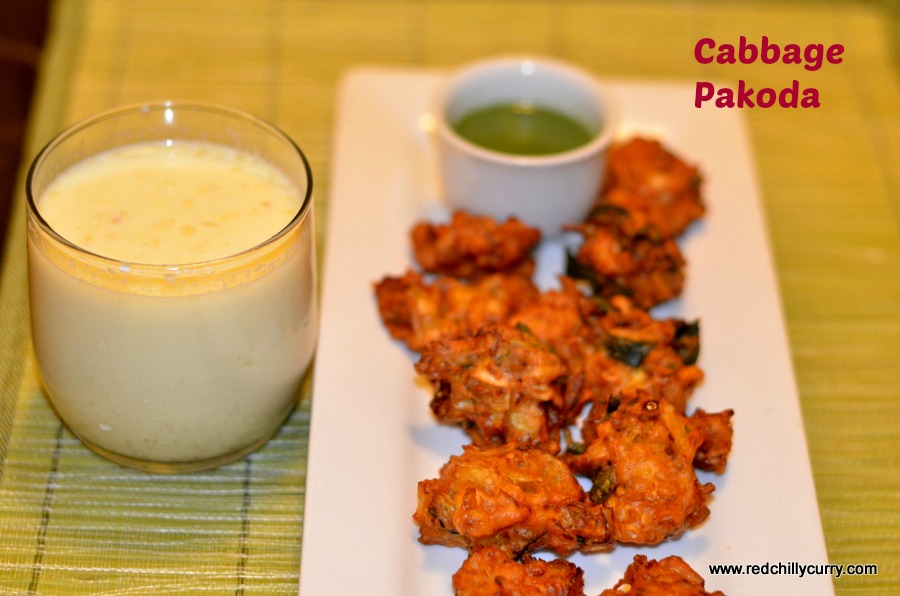 cabbage pakoda