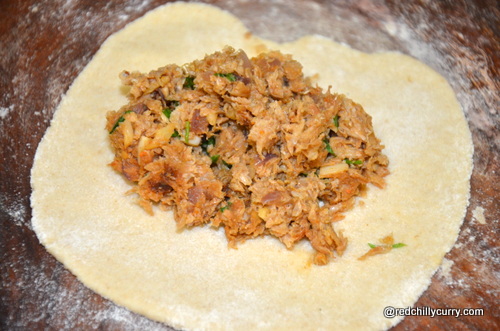 soya keema paratha