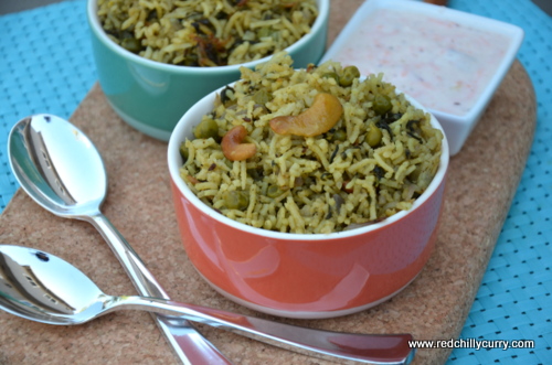 palak pulao