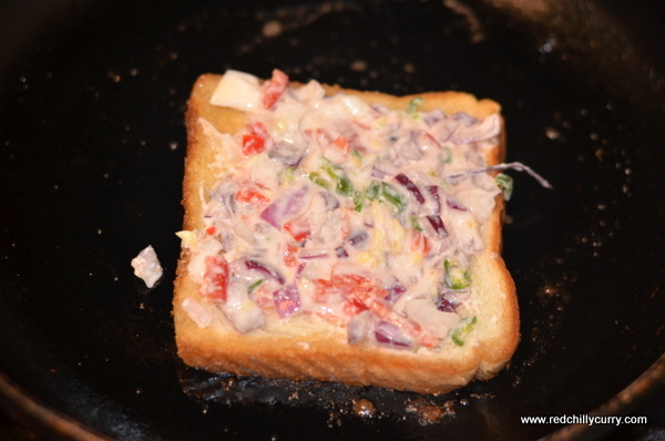 rava bread toast