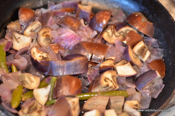 brinjal chutney,kathirikkai chutney