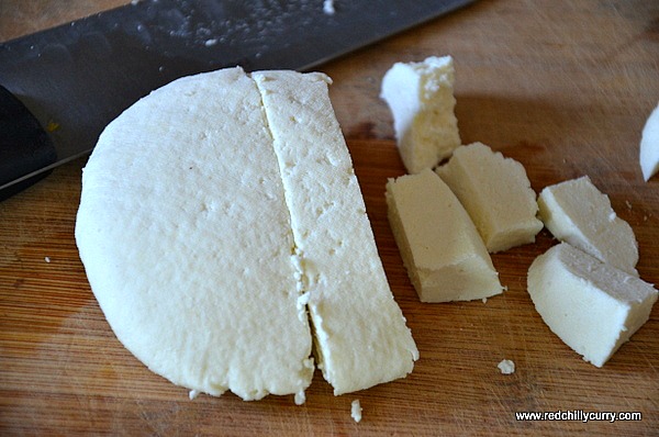 homemade paneer