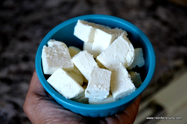 homemade paneer